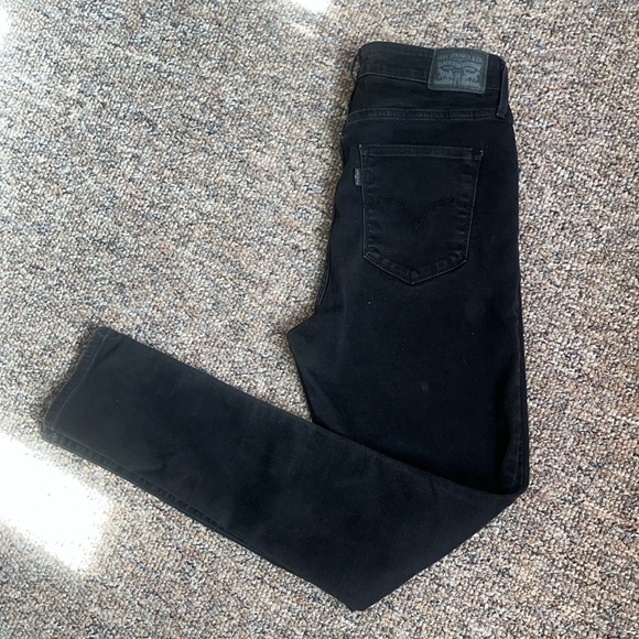 Levi's Black Skinny Jeans Classic Style - Picture 12 of 12